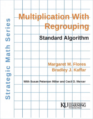 "Multiplication With Regrouping Standard Algorithm manual cover photo"