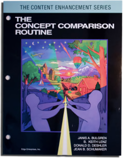 "Concept Comparison Routine manual cover photo"