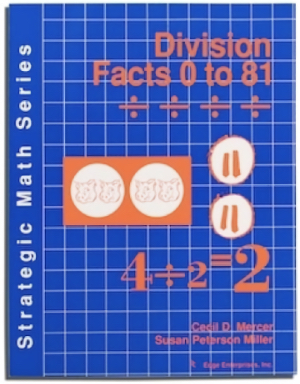 "Division Facts 0-81 manual cover photo"