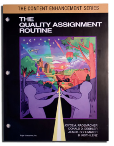 "Quality Assignment Routine Manual cover picture"