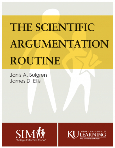 "Scientific Argumentation Routine manual cover photo"