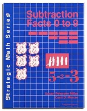 "Subtraction Facts 0-9 manual cover photo"