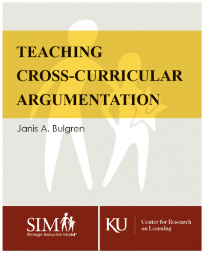 "Teaching Cross-Curricular Argumenation Routine manual cover photo"
